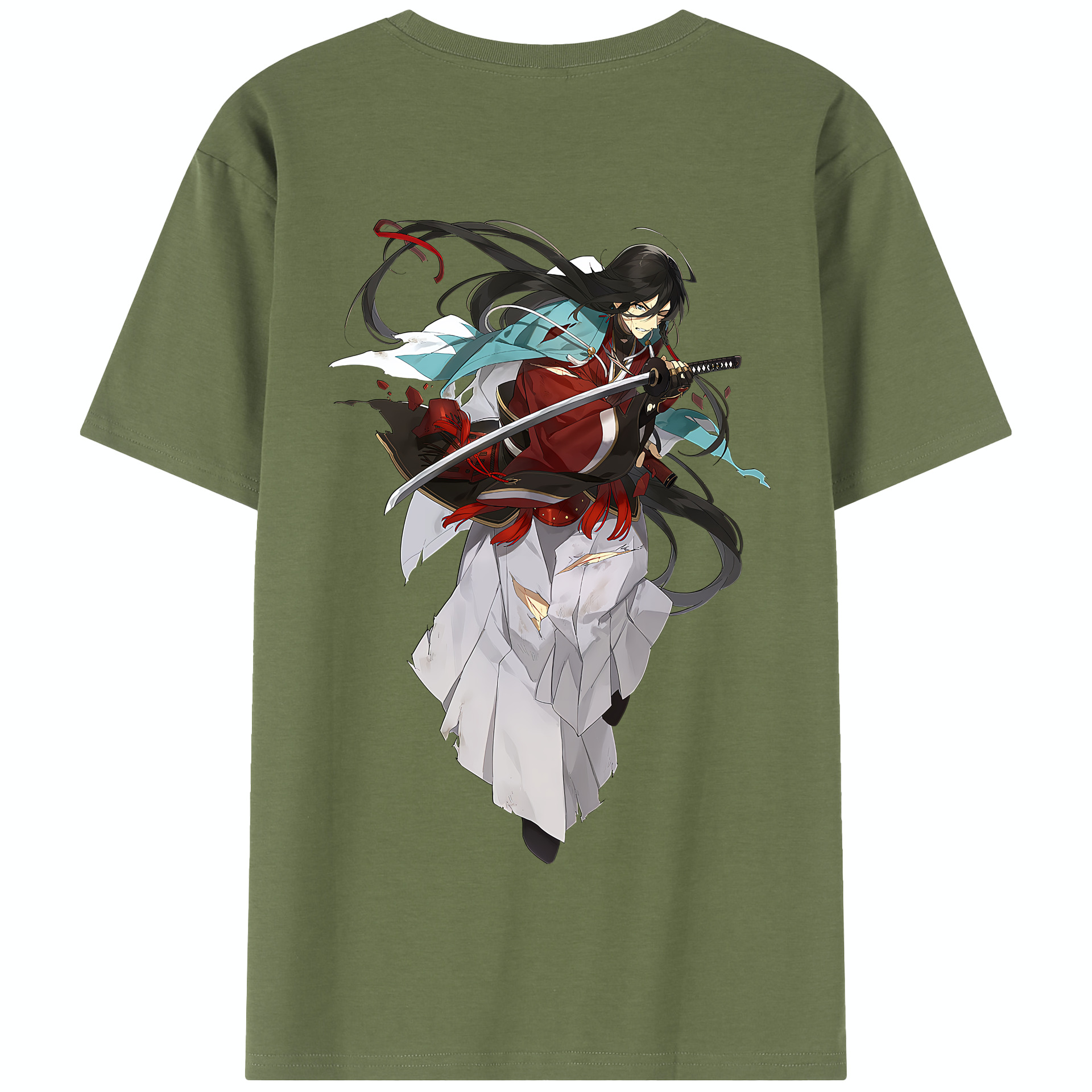 （画像用） 刀剣乱舞 Touken Ranbu 綿100％半袖Tシャツ（背面プリント）